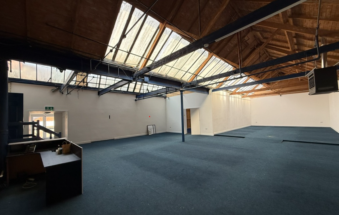 Interior of the Unit 1 showroom at Kingsfield Works